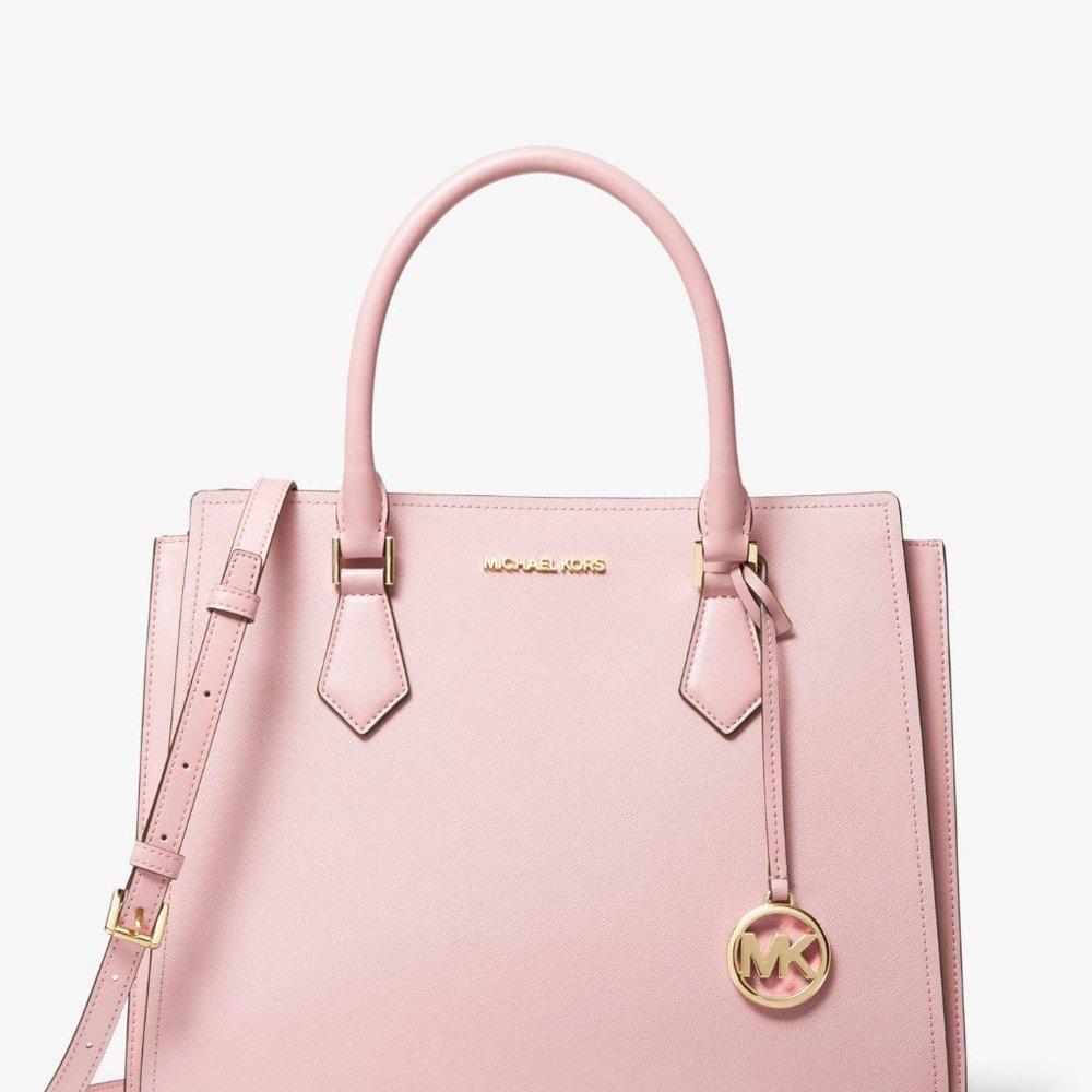 Michael Michael Kors Hope Large Saffiano Leather Satchel - Purse